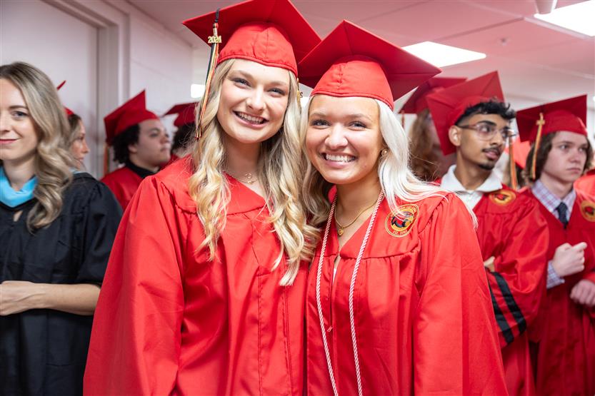 Students celebrate graduating